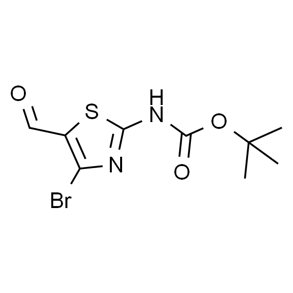 4-溴-5-甲酰基噻唑-2-基氨基甲酸叔丁酯