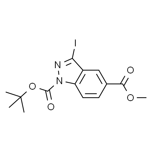 1-(叔丁基)5-甲基-3-碘-1H-吲唑-1,5-二羧酸酯