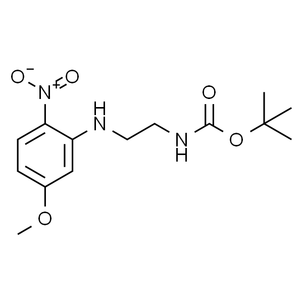 Carbamic acid, N-[2-[(5-methoxy-2-nitrophenyl)amino]ethyl]-, 1,1-dimethylethyl ester