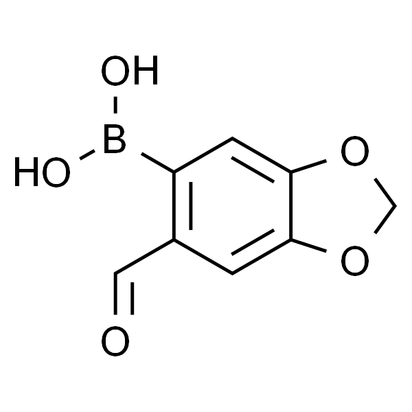 (6-甲酰基苯并[d][1,3]二氧杂环戊烯-5-基)硼酸