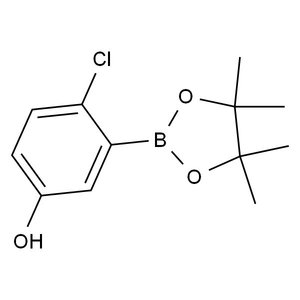 4-氯-3-(4,4,5,5-四甲基-1,3,2-二氧硼杂环戊烷-2-基)苯酚
