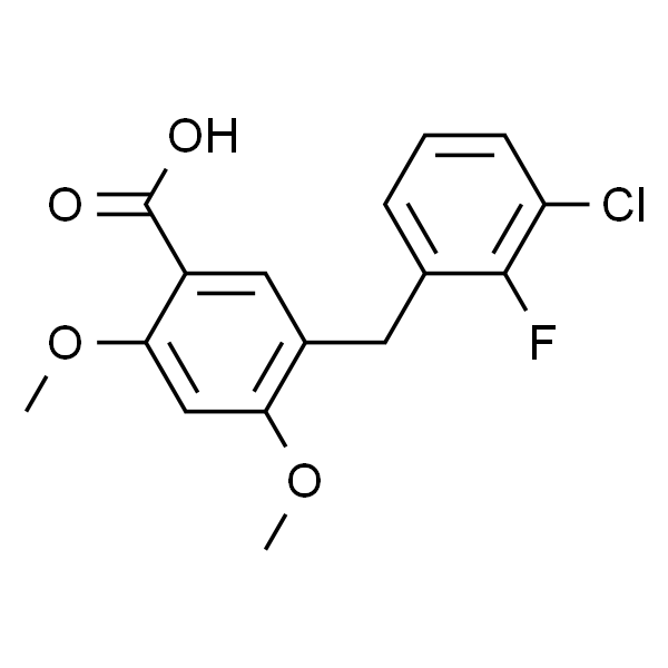 5-(3-氯-2-氟苯甲基)-2,4-二甲氧苯甲酸