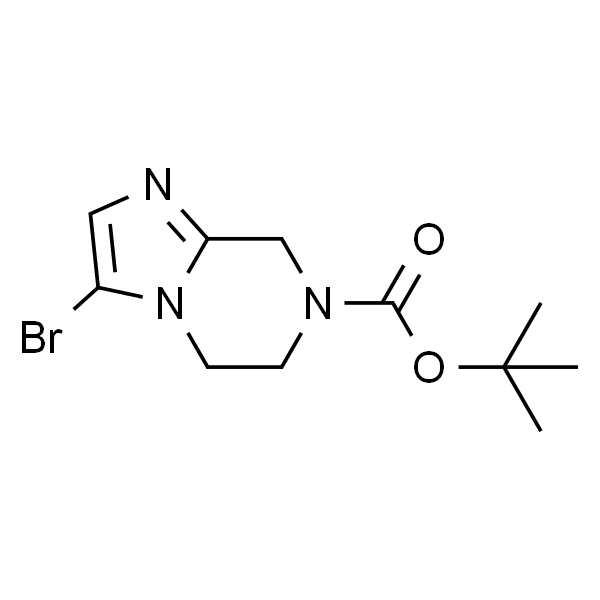 3-溴-5,6-二氢咪唑并[1,2-A]吡嗪-7(8H)-甲酸叔丁酯