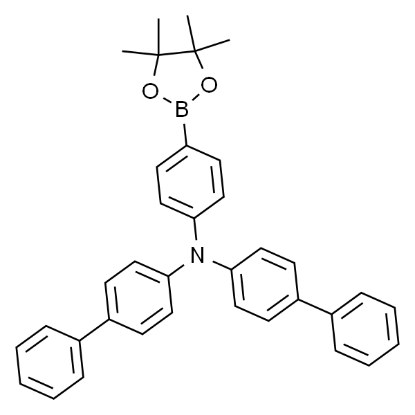 2-[4-[二(4-联苯基)氨基]苯基]-4,4,5,5-四甲基-1,3,2-二氧杂硼戊烷