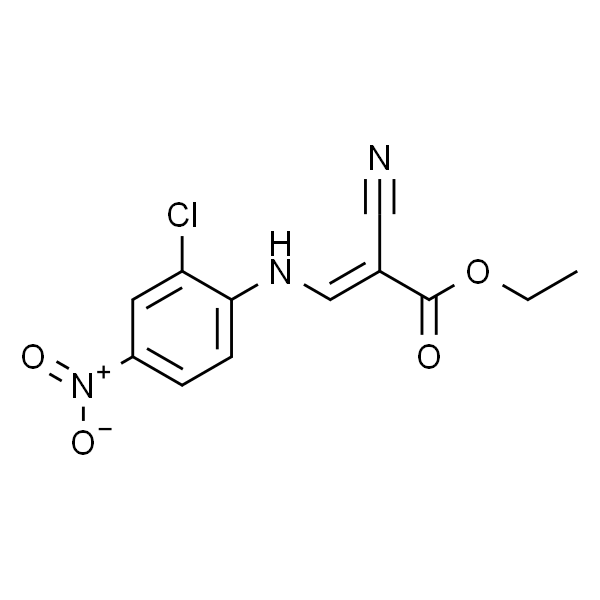 ethyl 3-(2-chloro-4-nitrophenylamino)-2-cyanoacrylate