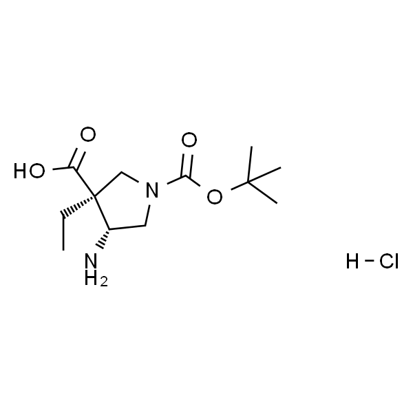 (3S,4R)-1-叔丁基 3-乙基 4-氨基吡咯烷-1,3-二羧酸酯盐酸盐