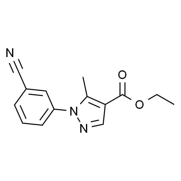 1-(3-氰基苯基)-5-甲基-1H-吡唑-4-羧酸乙酯