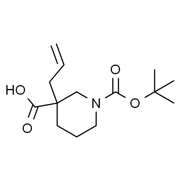 1-Boc-3-烯丙基哌啶-3-甲酸