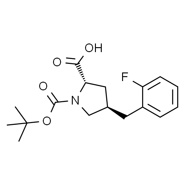 (2S,4R)-1-(叔丁氧基羰基)-4-(2-氟苄基)吡咯烷-2-甲酸