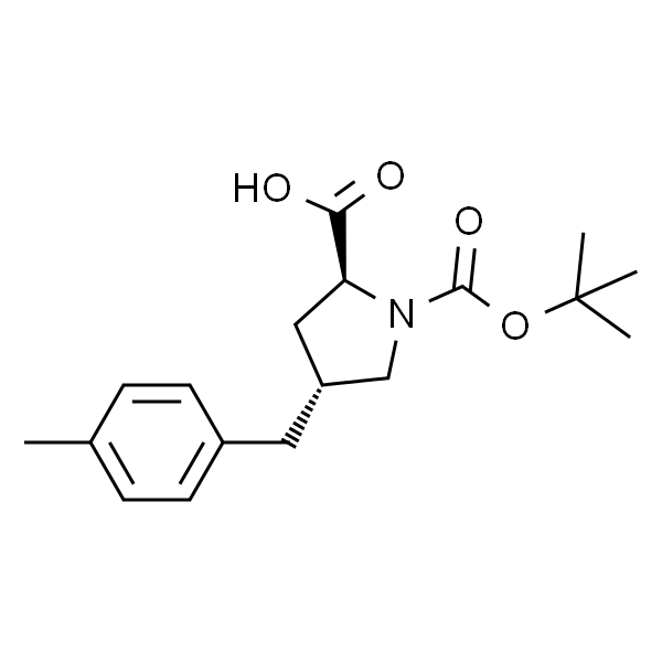 (2S,4R)-1-(叔丁氧基羰基)-4-(4-甲基苄基)吡咯烷-2-甲酸