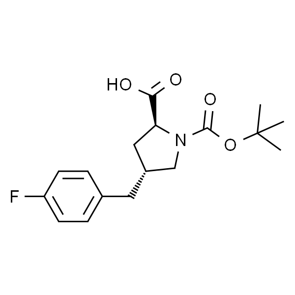 (2S,4R)-1-(叔丁氧基羰基)-4-(4-氟苄基)吡咯烷-2-羧酸