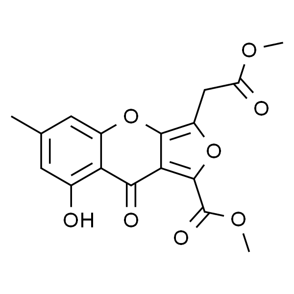 Methyl 8-hydroxy-3-(2-methoxy-2-oxoethyl)-6-methyl-9-oxo-9H-furo[3,4-b]chromene-1-carboxylate