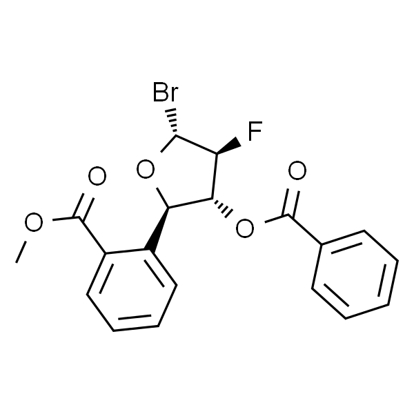((2R,3R,4S,5R)-3-(苯甲酰氧基)-5-溴-4-氟四氢呋喃-2-基)苯甲酸甲酯