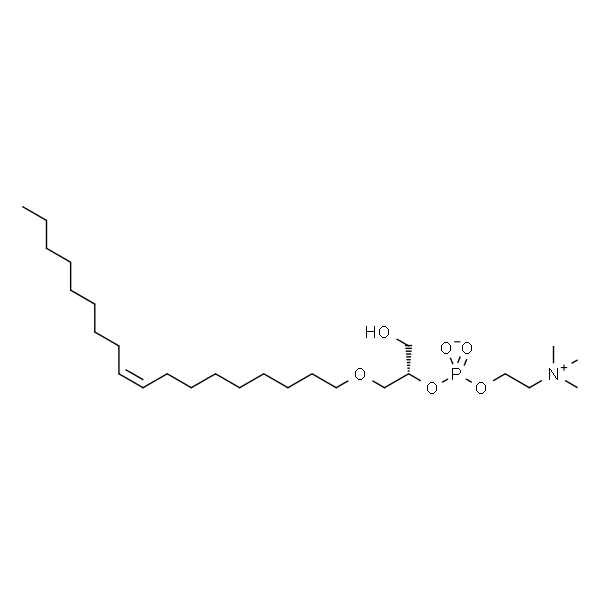 1-O-1''-(Z)-octadecenyl-2-hydroxy-sn-glycero-3-phosphocholine