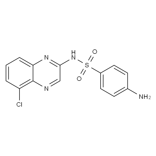 Chloroquinoxaline sulfonamide
